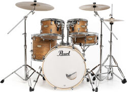 Batterie acoustique fusion Pearl Decade Maple Fusion 5 Futs - Satin Caramel Veil