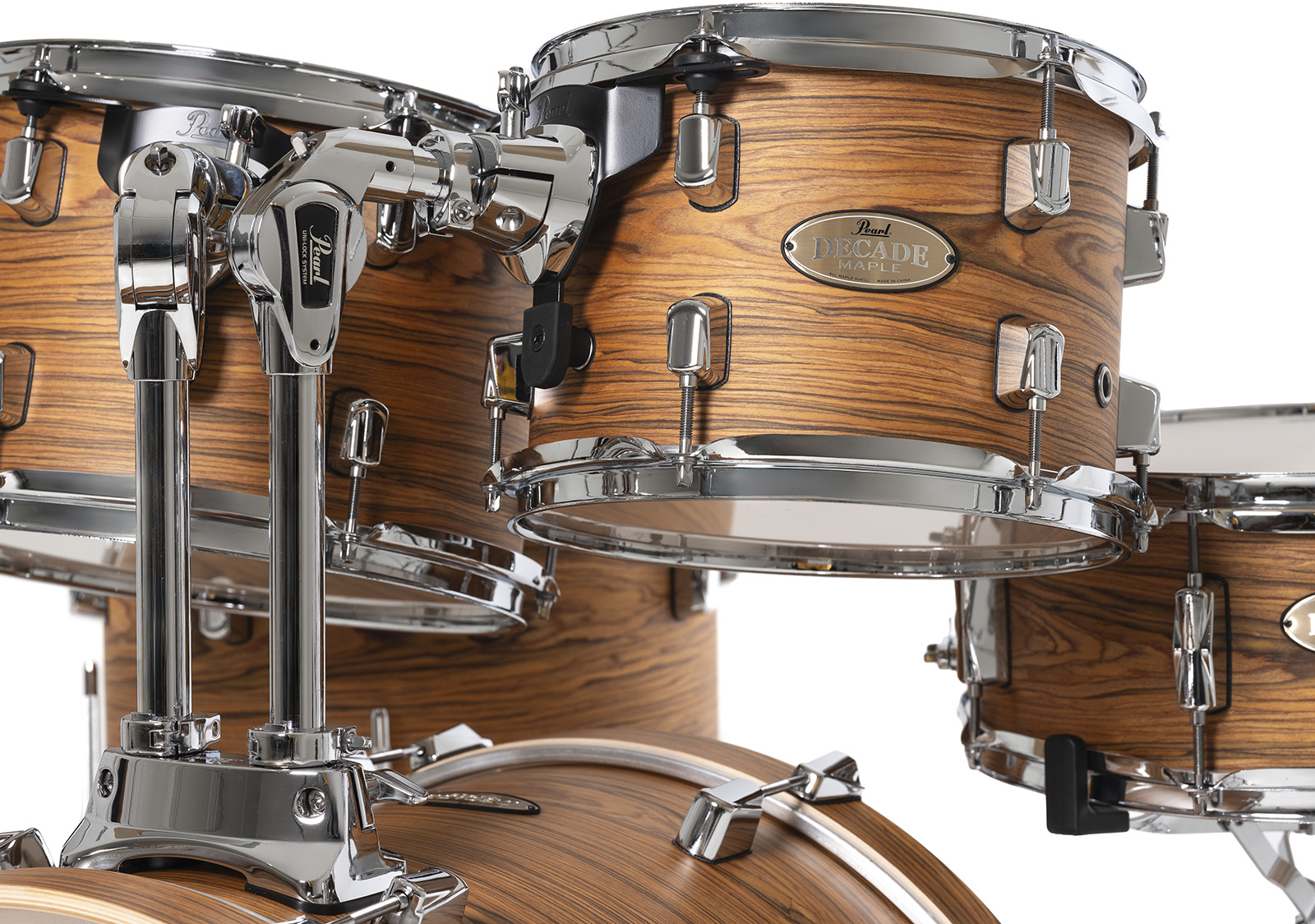 Pearl Dmpa905c-876 Fusion + Hwp-834 5 Futs - Satin Caramel Veil - Batterie Acoustique Fusion - Variation 3