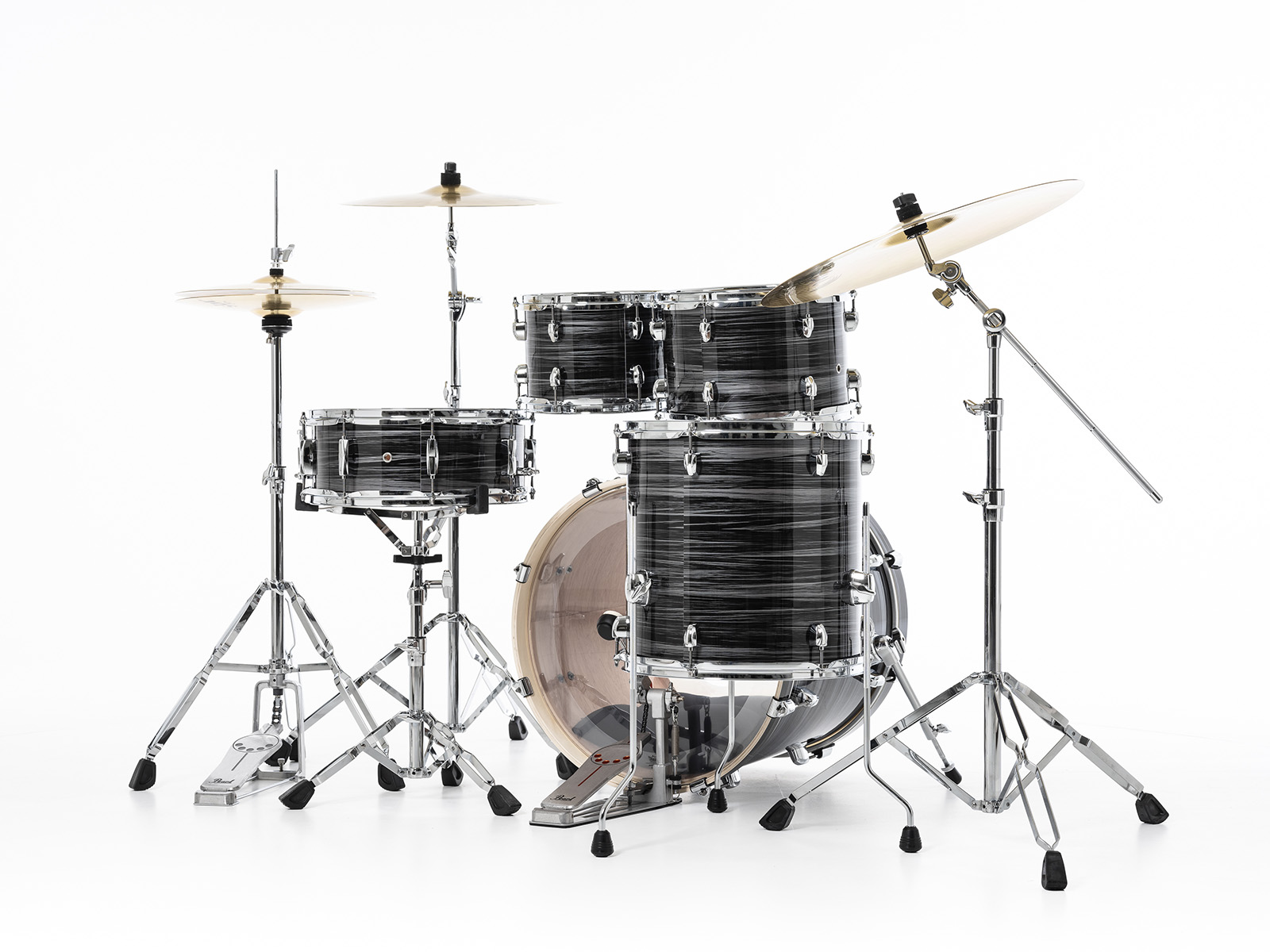 Pearl Export Fusion 20 - Graphite Silver Twist - Batterie Acoustique Fusion - Variation 2