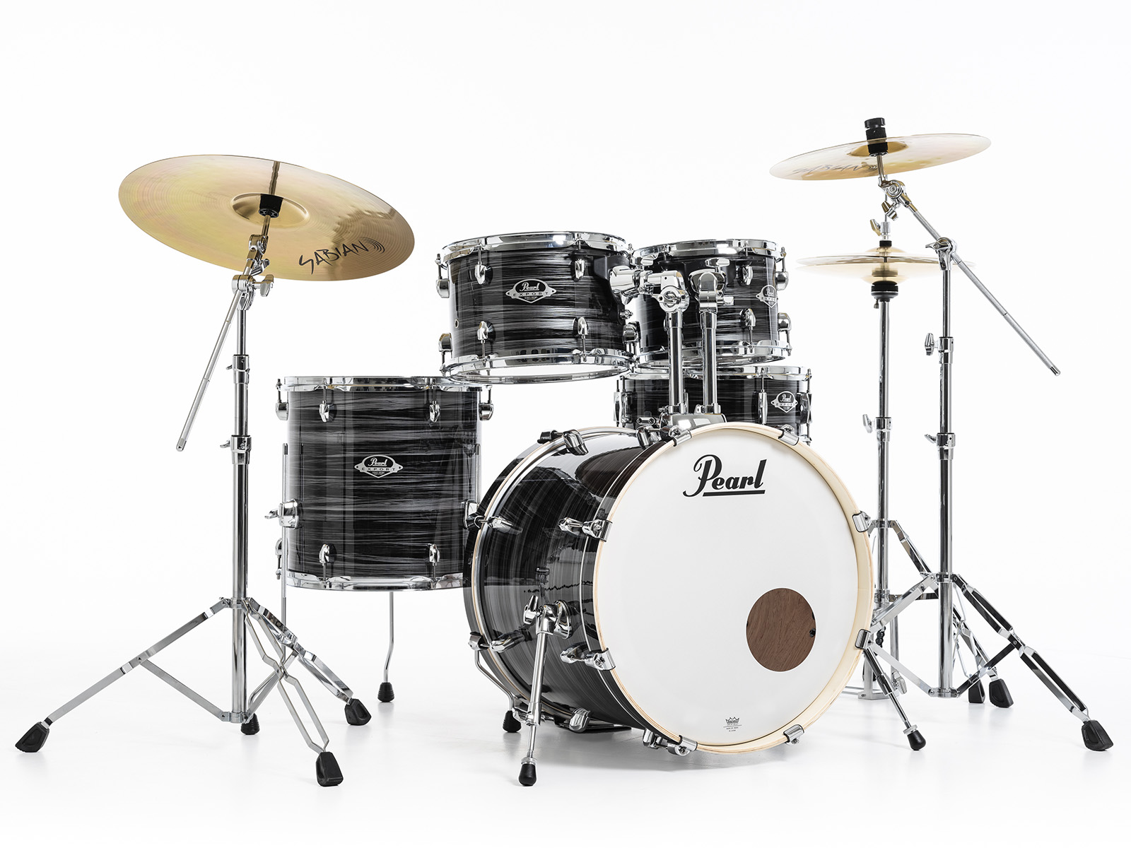 Pearl Export Fusion 20 - Graphite Silver Twist - Batterie Acoustique Fusion - Variation 1