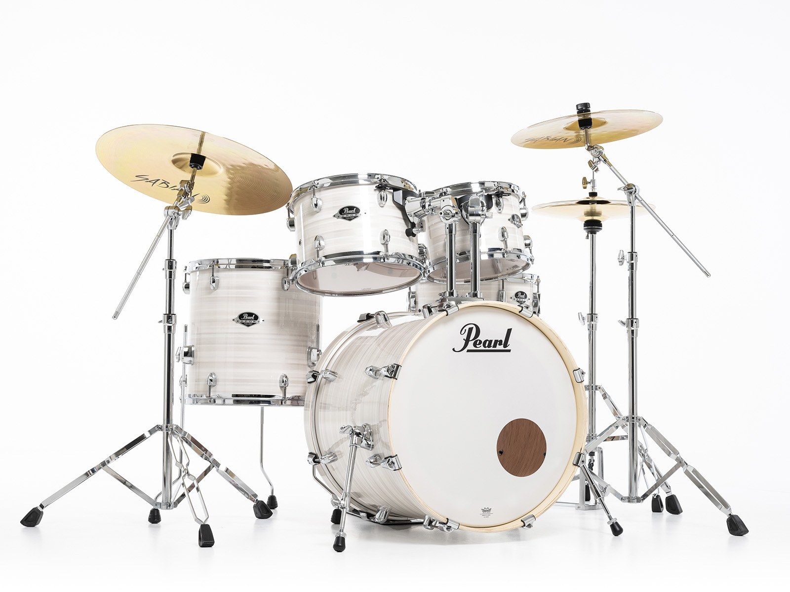 Pearl Export Fusion 20 - Slipstream White - Batterie Acoustique Fusion - Variation 1