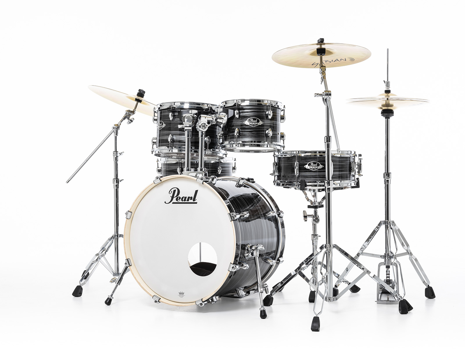 Pearl Export Fusion 20 - Graphite Silver Twist - Batterie Acoustique Fusion - Variation 3