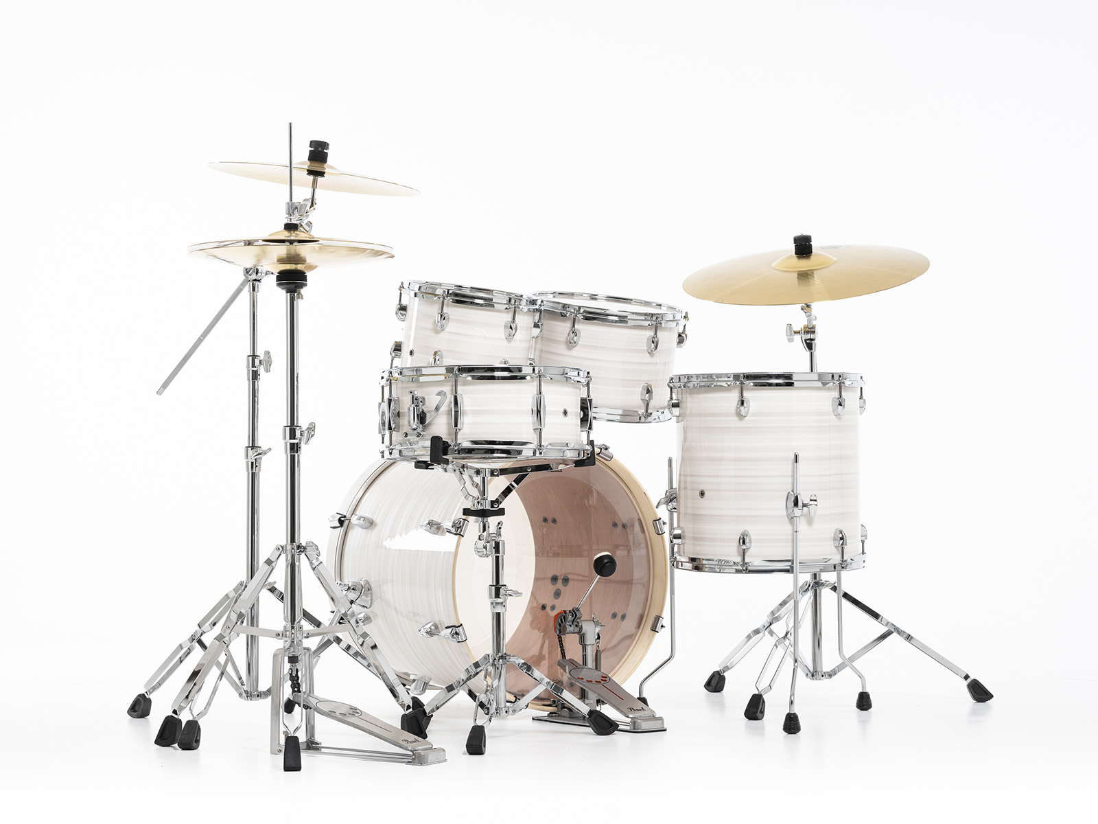 Pearl Export Fusion 20 - Slipstream White - Batterie Acoustique Fusion - Variation 3