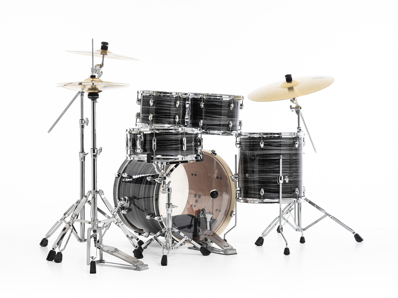 Pearl Export Fusion 20 - Graphite Silver Twist - Batterie Acoustique Fusion - Variation 5