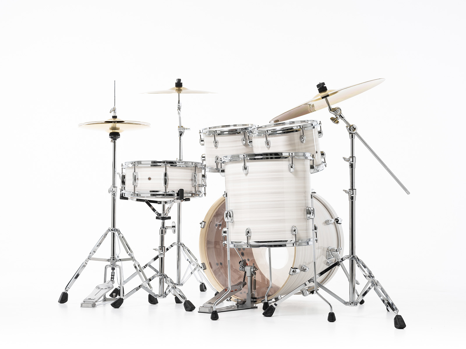 Pearl Export Fusion 20 - Slipstream White - Batterie Acoustique Fusion - Variation 5