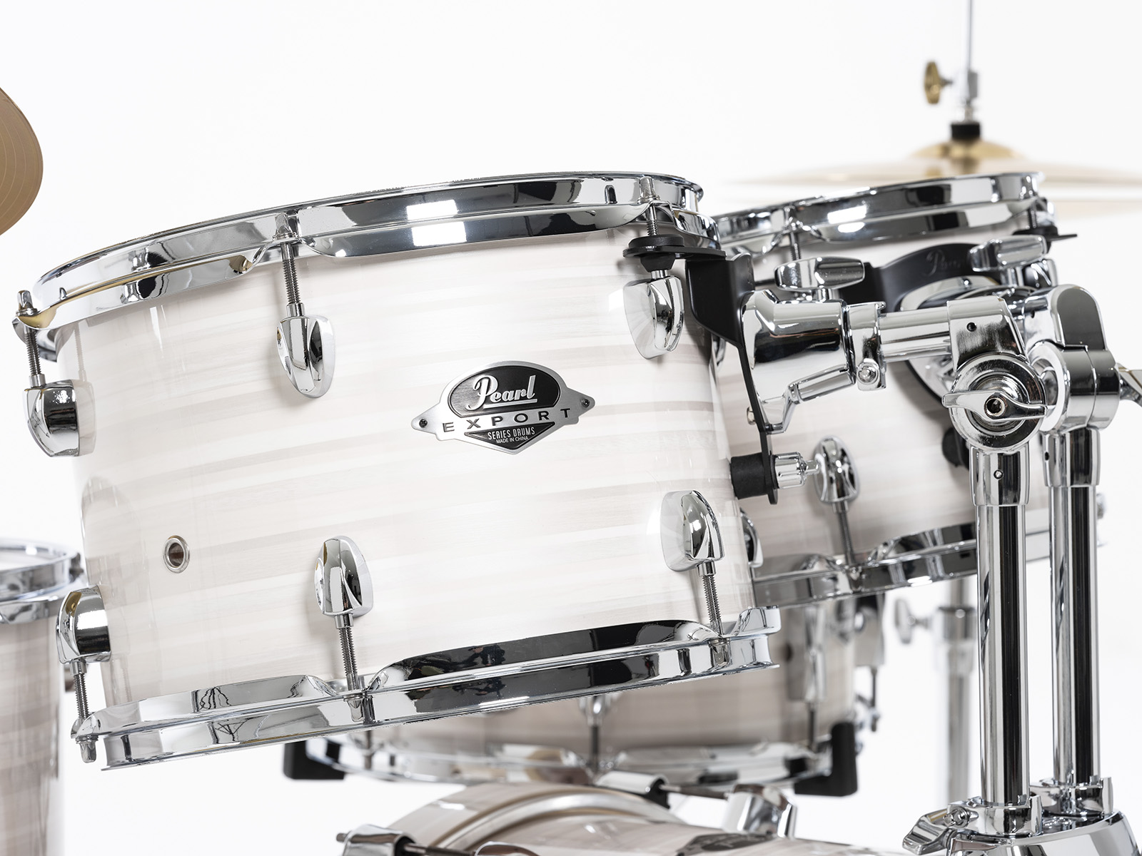 Pearl Export Fusion 20 - Slipstream White - Batterie Acoustique Fusion - Variation 7