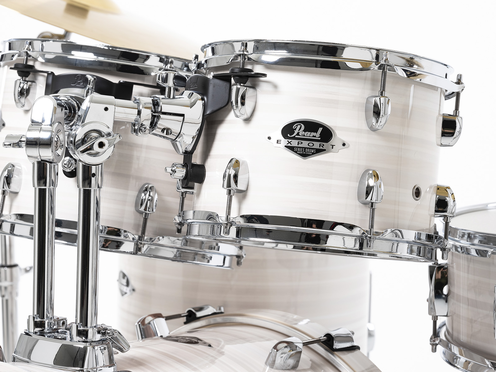 Pearl Export Fusion 20 - Slipstream White - Batterie Acoustique Fusion - Variation 8