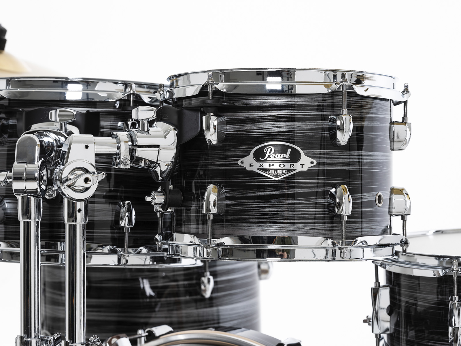 Pearl Export Fusion 20 - Graphite Silver Twist - Batterie Acoustique Fusion - Variation 9