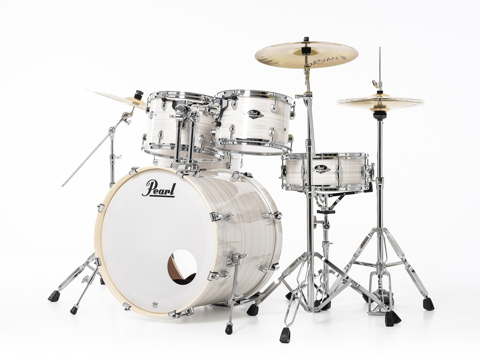 Pearl Exx725brc-777 Export Standard - Slipstream White - Batterie Acoustique Standard - Variation 1