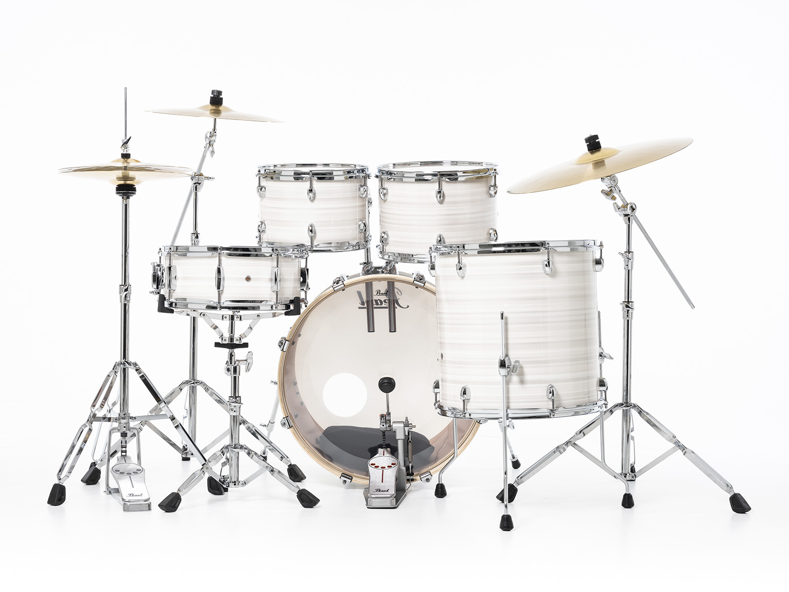 Pearl Exx725brc-777 Export Standard - Slipstream White - Batterie Acoustique Standard - Variation 3