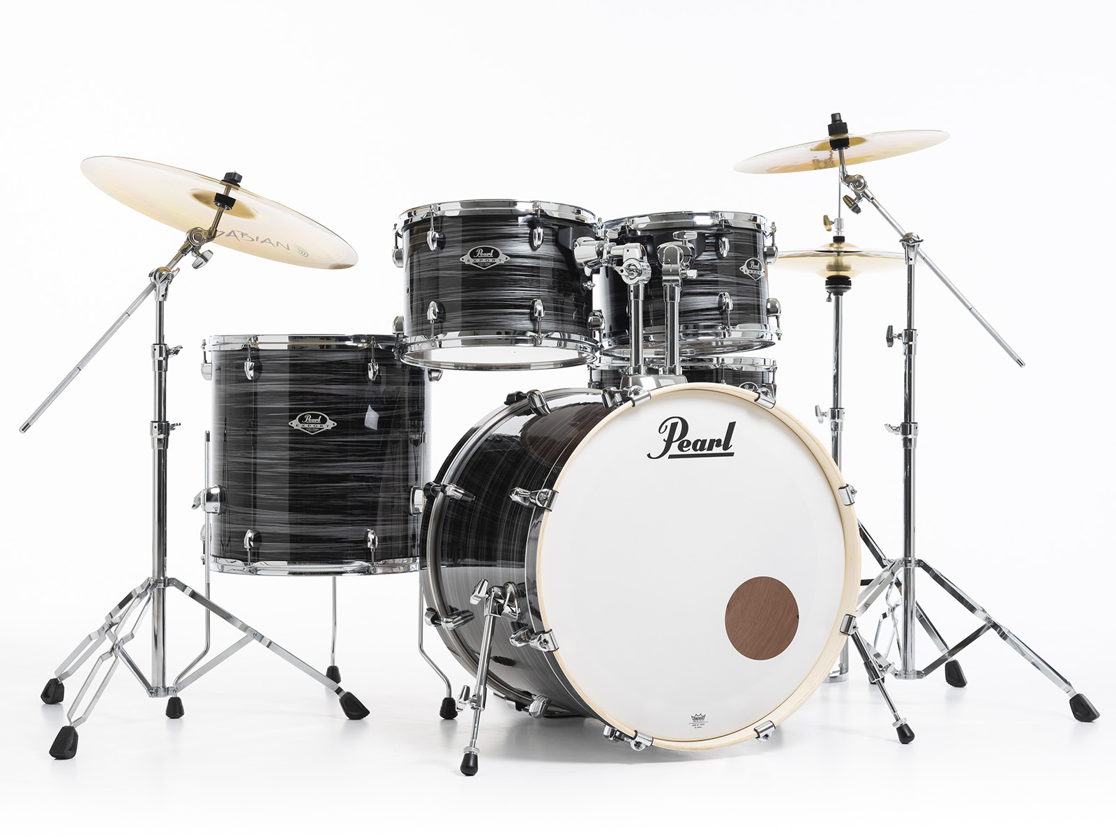 Pearl Exx725brc-778 Export Standard - Graphite Silver Twist - Batterie Acoustique Standard - Variation 2