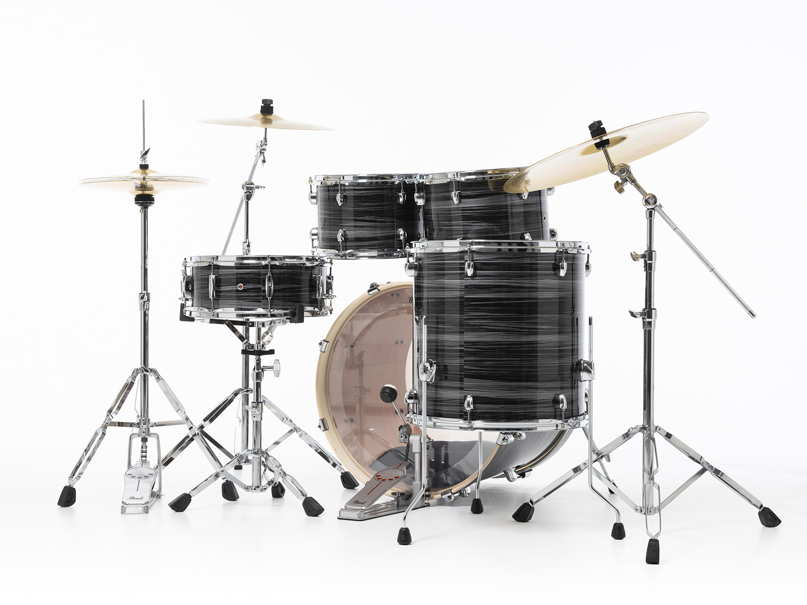 Pearl Exx725brc-778 Export Standard - Graphite Silver Twist - Batterie Acoustique Standard - Variation 5