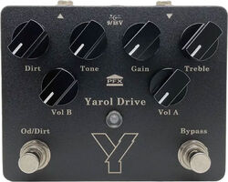 Pédale overdrive / distortion / fuzz Pfx circuits Yarol Drive Ltd