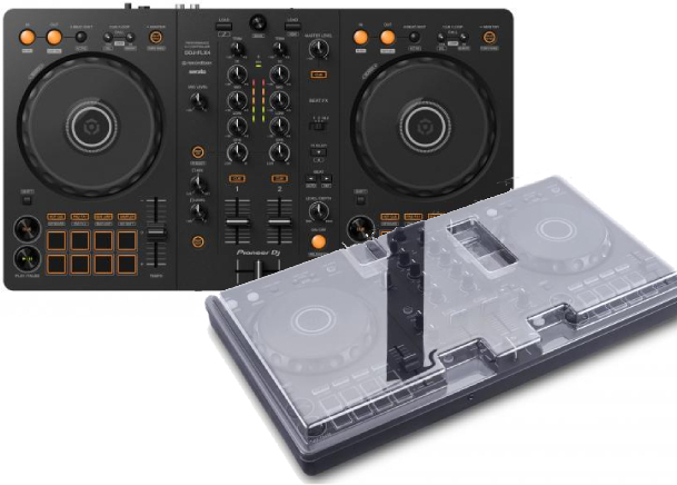 Pioneer Dj Ddj-flx4  + Le Pioneer Dj Ddj-flx4 Cover - Pack Dj Avec Housse/flight/decksaver - Main picture