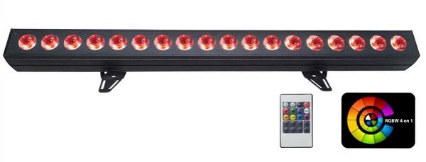 Barre LED 18X15W Quad Barre à led Power lighting