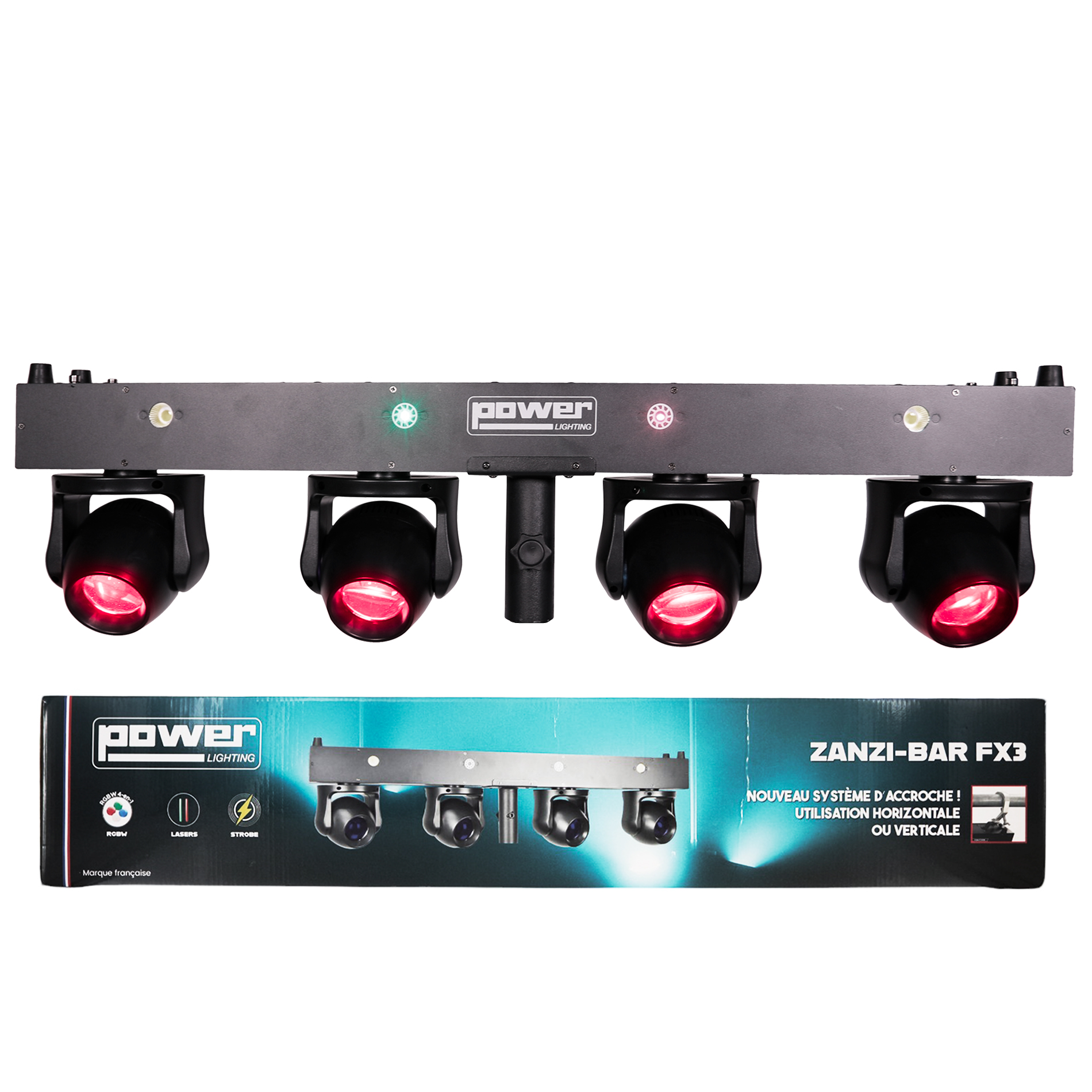 Power Lighting Zanzi-bar Fx3 - Lyre Beam - Variation 4