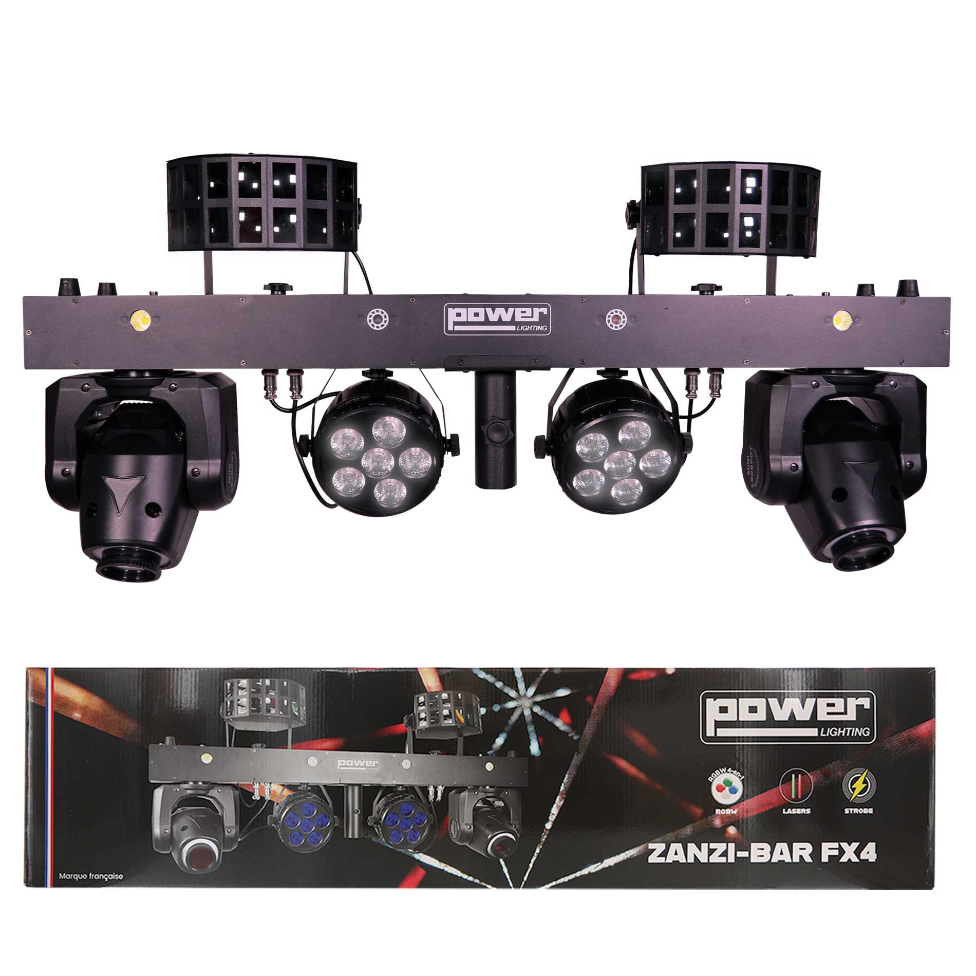 Power Lighting Zanzi-bar Fx4 - Lyre Beam - Variation 6