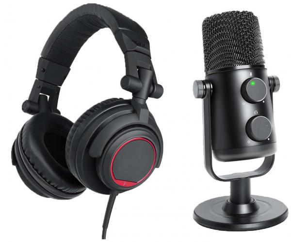 Vibe Podcast Bundle Microphone usb Power studio