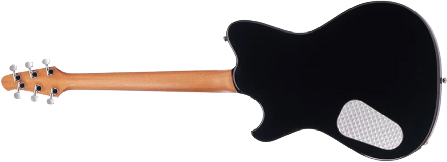 Powers Electric A-type Pf42 Vibrato 2s Trem Rw #a697 - Jet Black - Guitare Électrique RÉtro Rock - Variation 1