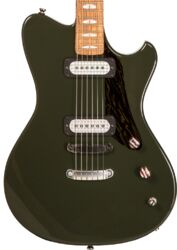Guitare électrique rétro rock Powers electric A-Type #A494 - Black olive