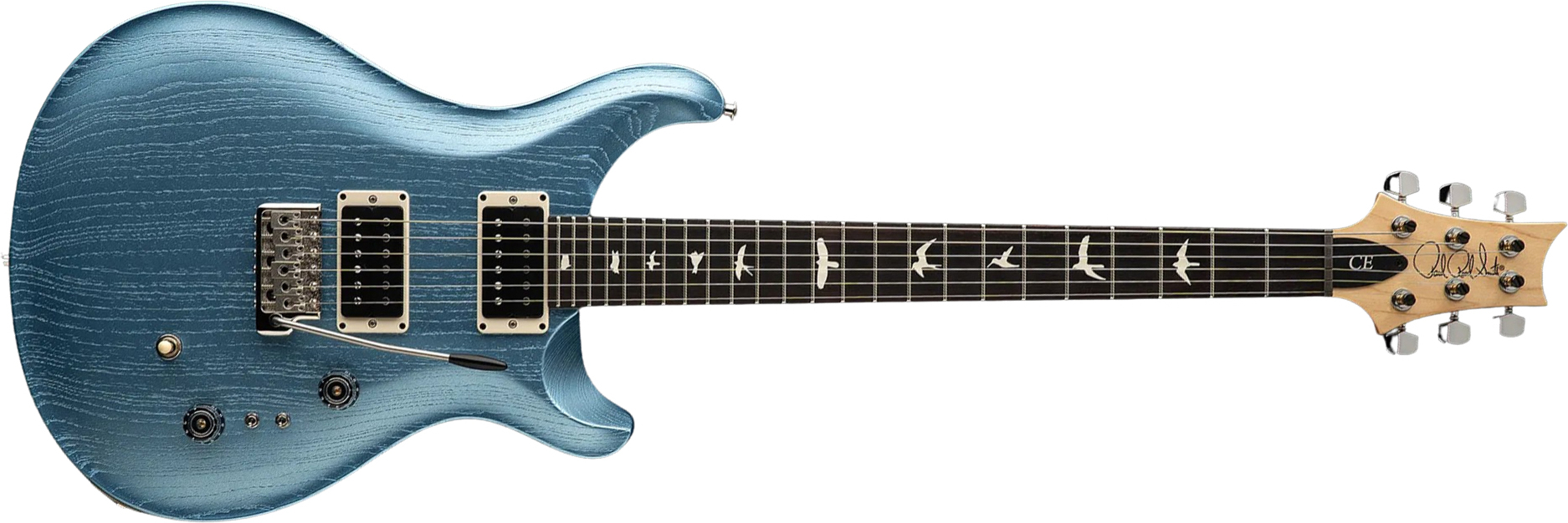 Prs Ce 24-08 Swamp Ash Ltd Bolt-on Usa 2h Trem Rw - Frost Blue Metallic - Guitare Électrique Double Cut - Main picture