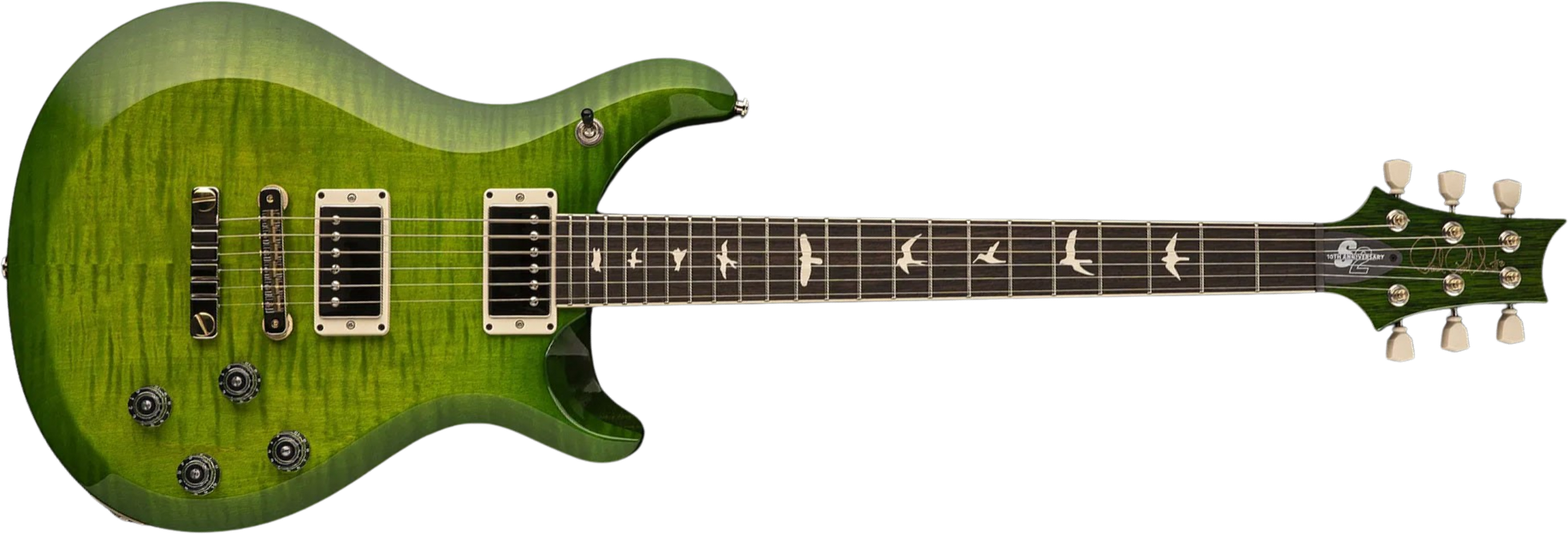 Prs Mccarty 594 S2 10th Ann. Ltd Usa 2h Ht Rw - Eriza Verde - Guitare Électrique Double Cut - Main picture