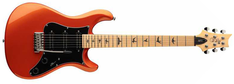 Prs Nf3 Se 3h Mini-humb. Trem Mn - Metallic Orange - Guitare Électrique Double Cut - Main picture