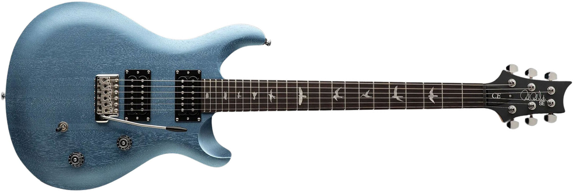 Prs Se Ce24 Standard Bolt-on 2h Trem Rw - Ice Blue Metallic - Guitare Électrique Double Cut - Main picture