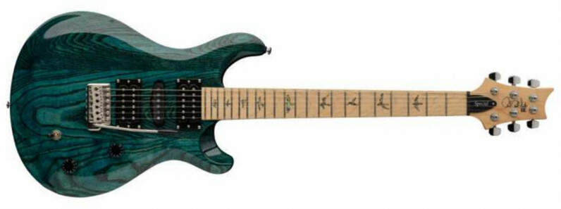 Prs Se Swamp Ash Special Hsh Trem Frene Mn - Iridescent Blue - Guitare Électrique Double Cut - Main picture