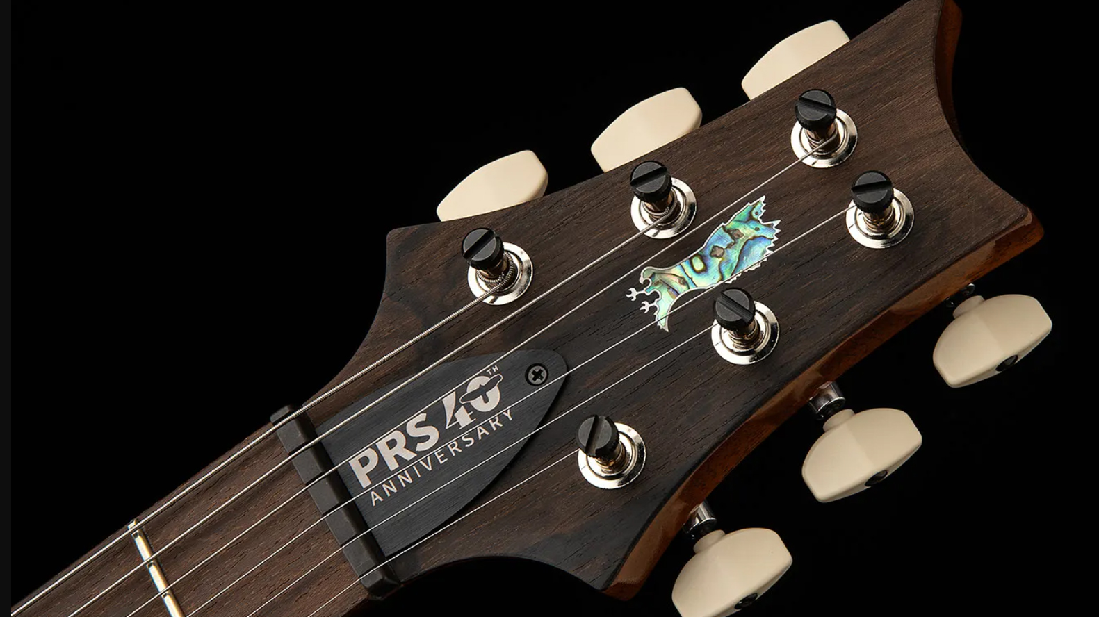 Prs Custom 24 40th Ann. Ltd Usa 2h Dmo Trem Rw - Tiger Eye - Guitare Électrique Double Cut - Variation 4