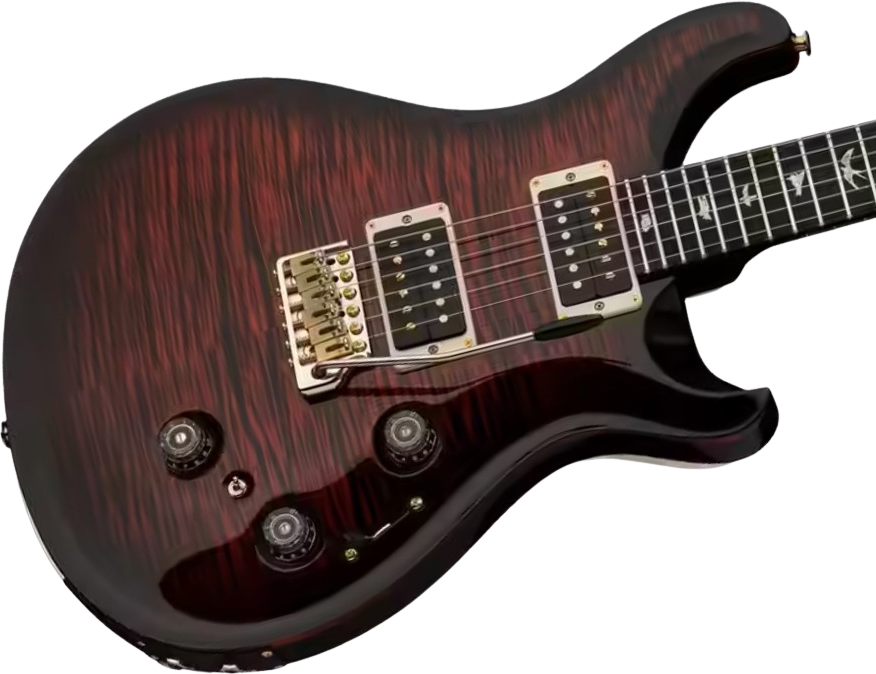 Prs Custom 24 Usa 2h 85/15 Trem Rw - Fire Smokeburst - Guitare Électrique Double Cut - Variation 2