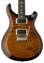 Guitare électrique double cut Prs S2 Custom 24 USA - Black Amber