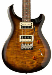 Guitare électrique double cut Prs SE Custom 24 - Black gold burst