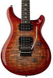 Guitare électrique double cut Prs SE Custom 24 Floyd (85/15 S Pickups) - Charcoal Cherry Burst