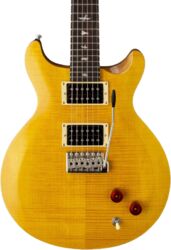 Guitare électrique double cut Prs SE Santana - yellow