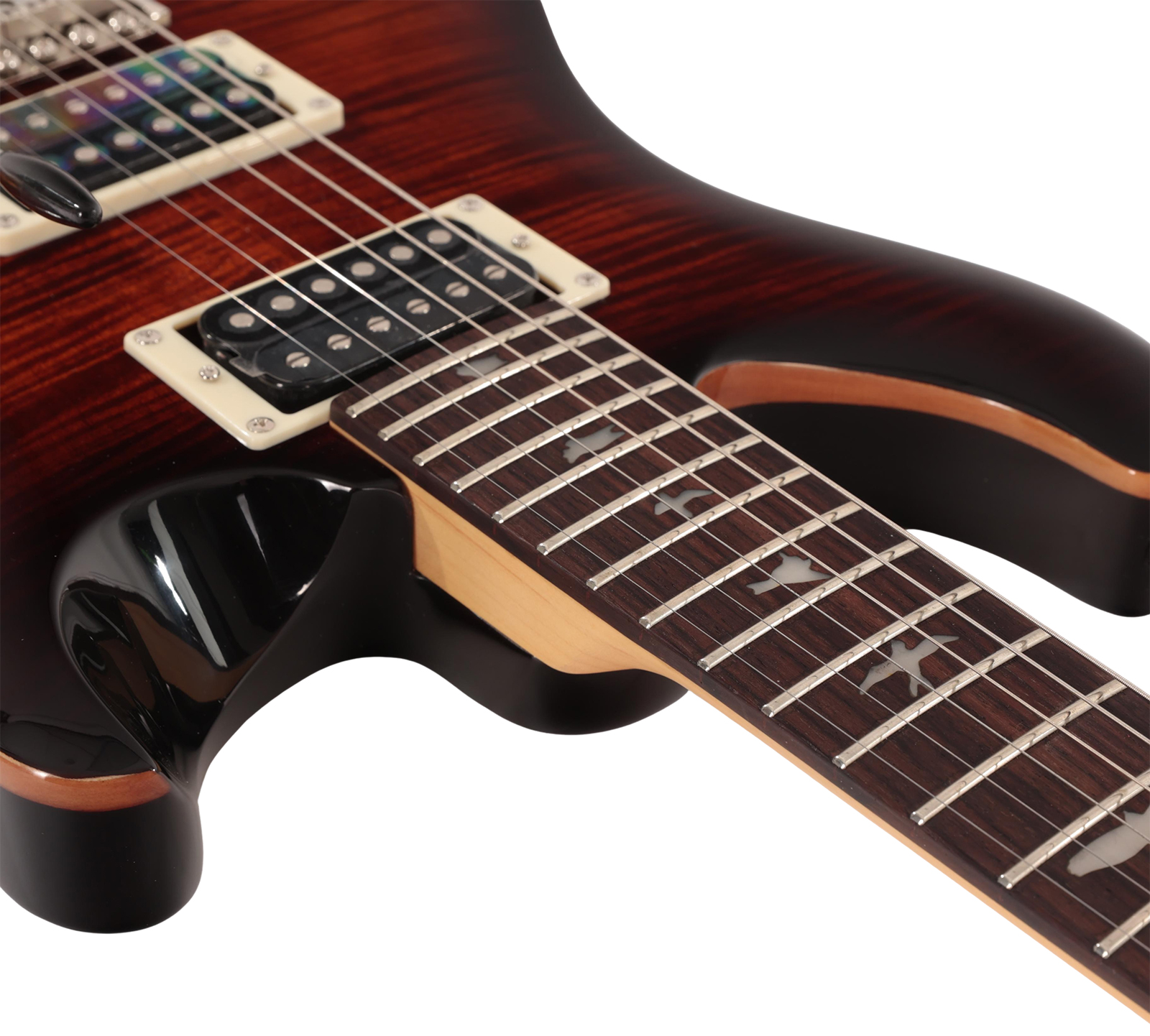 Prs Se Ce24 Bolt-on Ltd 2h Trem Rw - Black Gold Burst - Guitare Électrique Double Cut - Variation 3