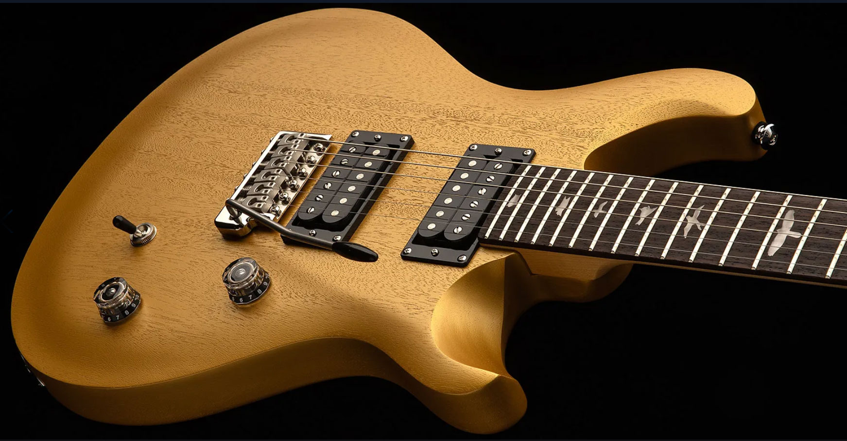 Prs Se Ce24 Standard Bolt-on 2h Trem Rw - Metallic Gold - Guitare Électrique Double Cut - Variation 1