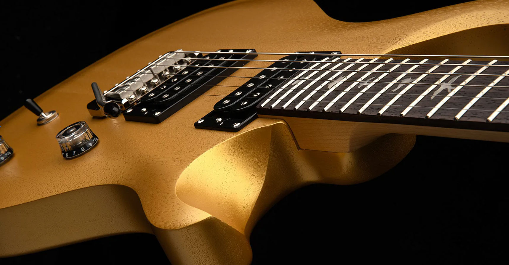 Prs Se Ce24 Standard Bolt-on 2h Trem Rw - Metallic Gold - Guitare Électrique Double Cut - Variation 2