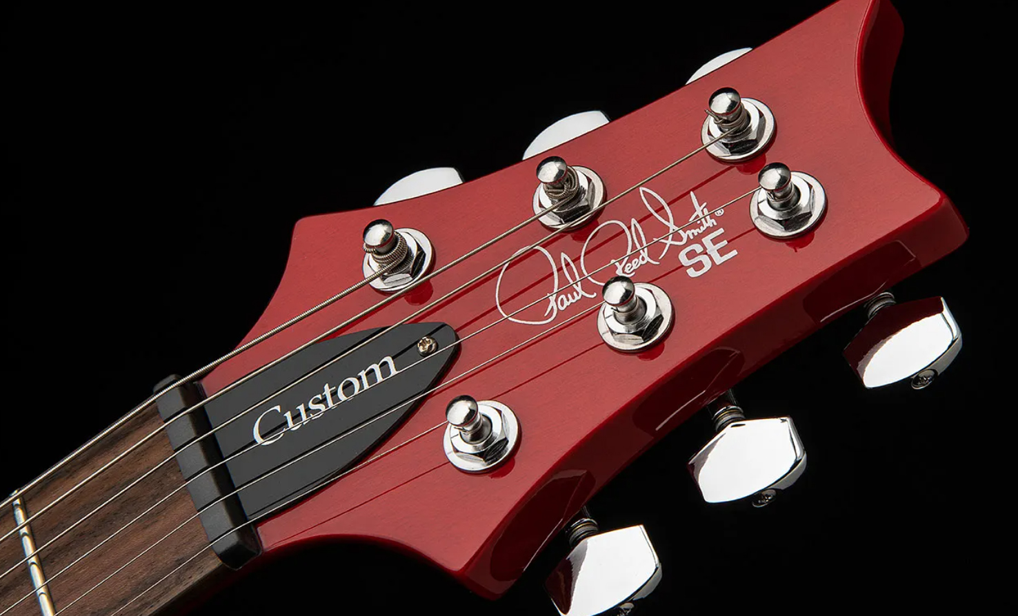 Prs Se Custom 24 2h 85/15s Trem Rw - Charcoal Cherry Burst - Guitare Électrique Double Cut - Variation 4