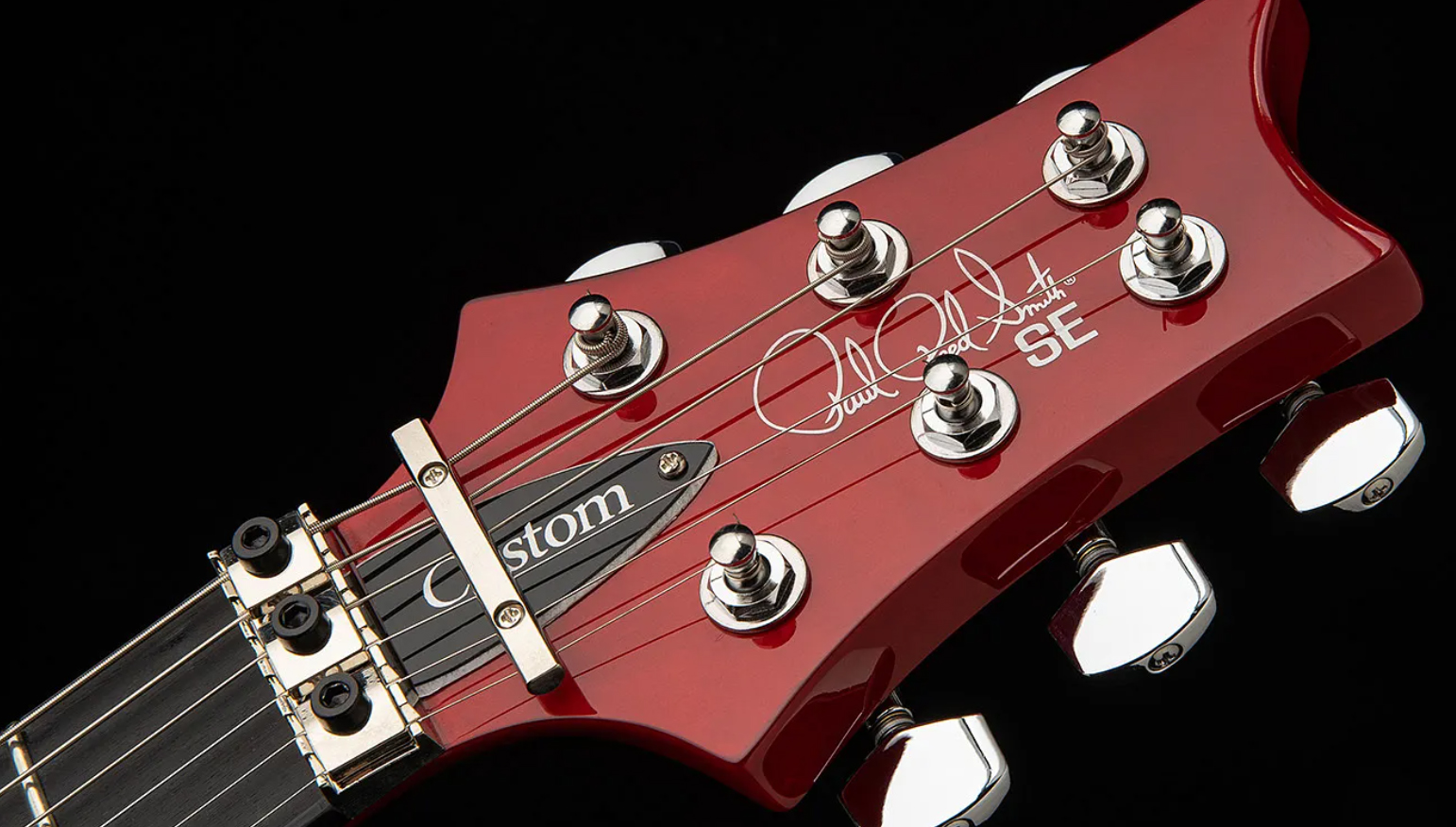 Prs Se Custom 24 Floyd 2h 85/15s Trem Rw - Charcoal Cherry Burst - Guitare Électrique Double Cut - Variation 3