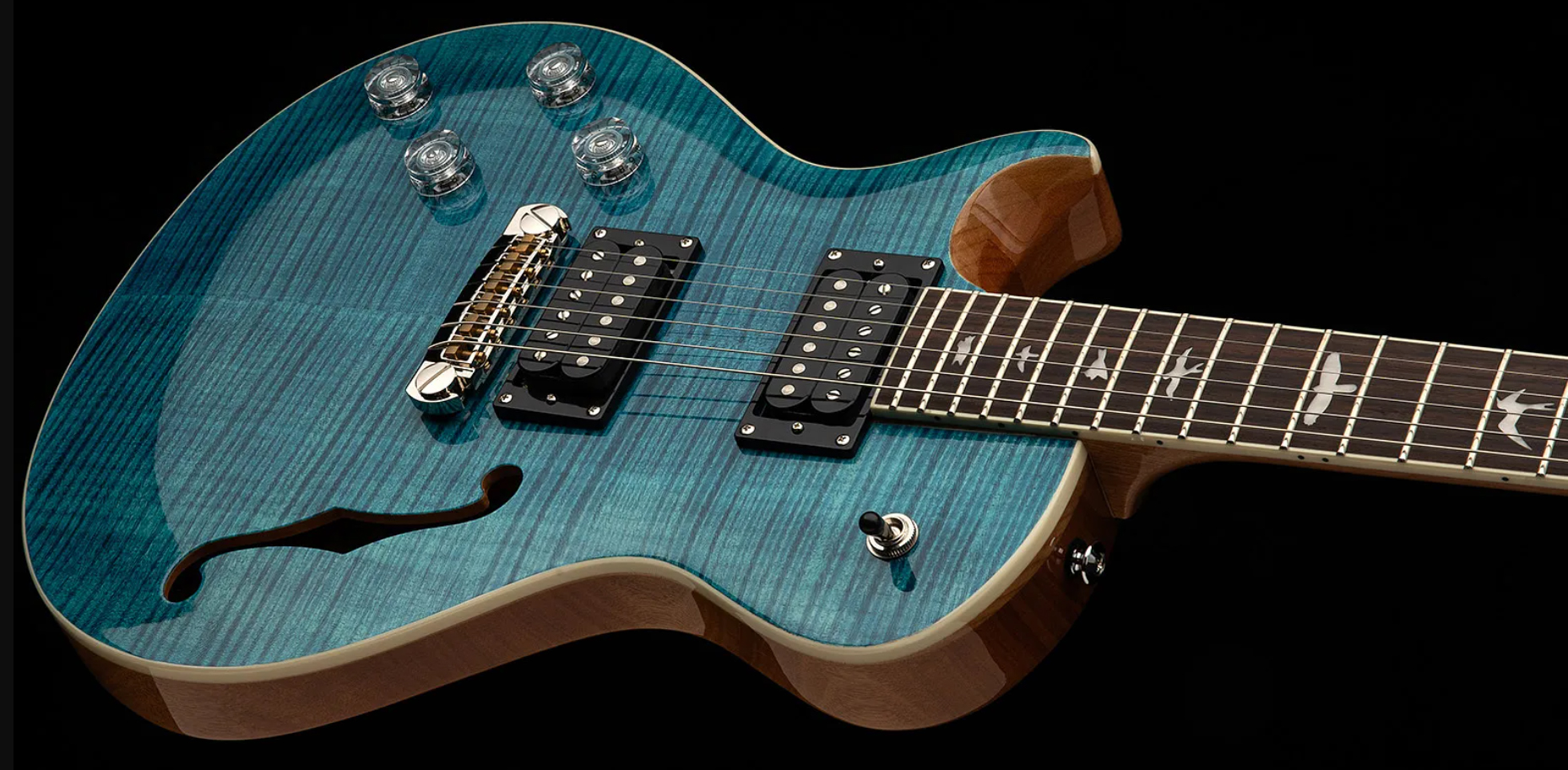 Prs Se Zach Myers Lh Gaucher 2h Ht Rw - Myers Blue - Guitare Électrique Single Cut - Variation 2