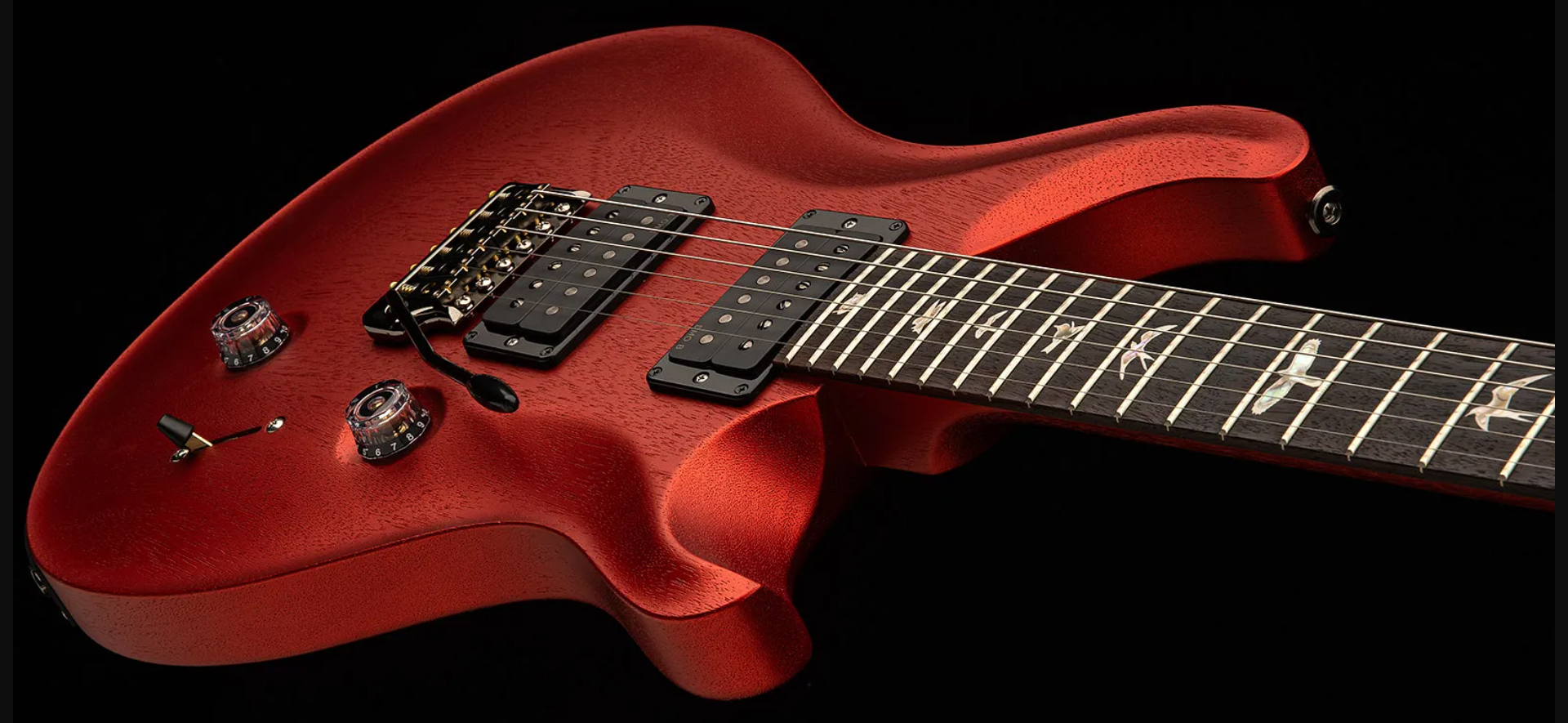 Prs Standard 24 Usa 2h Trem Rw - Satin Red Apple Metallic - Guitare Électrique Double Cut - Variation 1