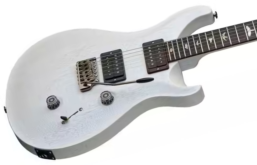 Prs Standard 24 Usa 2h Trem Rw - Satin Pearl White - Guitare Électrique Double Cut - Variation 2