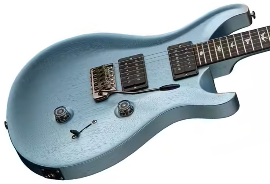 Prs Standard 24 Usa 2h Trem Rw - Satin Frost Blue Metallic - Guitare Électrique Double Cut - Variation 2