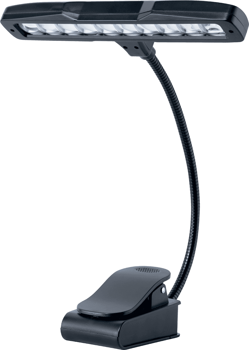 Quiklok Lampe 10 Led Pour Pupitre Avec Clamp - Noir - Pupitre - Main picture