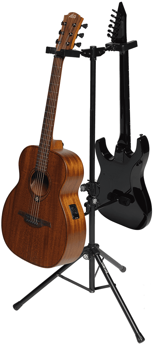 Quiklok Stand Guitare Universel Avec Système Autobloquant, Pliable - Noir - Stand & Support Guitare & Basse - Variation 1
