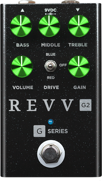 Revv G2 Black Sparkle - PÉdale Overdrive / Distortion / Fuzz - Main picture