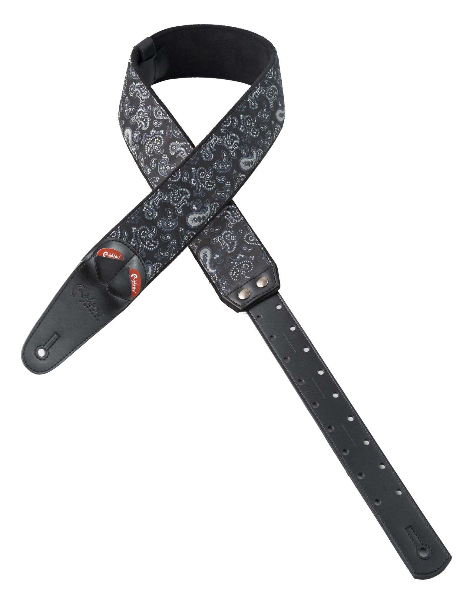 Righton Straps Courroie Vegan Paisley Noir - Sangle Courroie - Variation 1