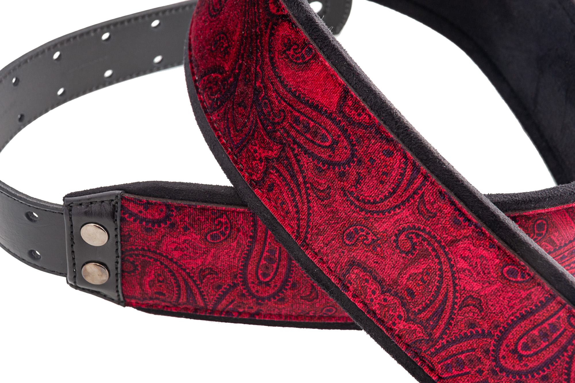 Righton Straps Courroie Velours Righton J-paisley Rouge - Sangle Courroie - Variation 1