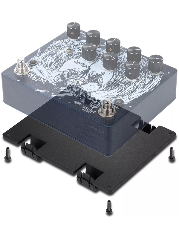 Rockboard Quickmount Type O Pour PÉdale Friedman Overdrive Deluxe, Walrus Descent - Divers Accessoires & PiÈces Pour Effets - Variation 2